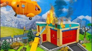 Feuerwehrmann Sam: Kurzschluss in der Elektrik | Feuerwehrstation brennt | Spielzeug Film für Kinder