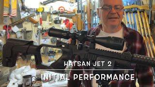 Initial performance review for the Hatsan Jet 2 Chrony DB meter trigger pull and targets!