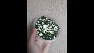 Domácí "instantní" sýr s medvědím česnekem | Homemade "instant" cheese with wild garlic | #Shorts