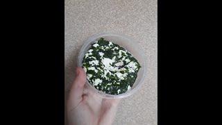 Domácí "instantní" sýr s medvědím česnekem | Homemade "instant" cheese with wild garlic | #Shorts