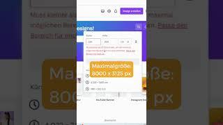 Canva-Hack: Abmessungen Design für Canva zu groß, was tun?