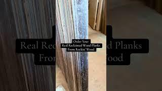 Attention Rustic Wood Lovers! Transform your space with **Rockin Wood Reclaimed Wood Planks**! 🪵