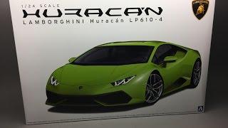 Unboxing: Aoshima Lamborghini Huracan LP610-4