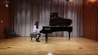 Maggie plays Minute No. 1 （by J.S.Bach) & Waltz （by Johannes Brahms）