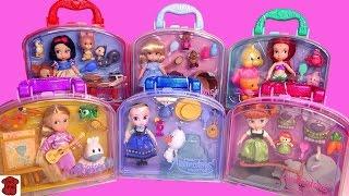 베이비돌~라푼젤,백설공주,엘사,에리얼..미니베돌 개봉기Disney Animators' Collection Mini Doll Play Sets!ELSA,ARIEL,RAPUNZEL