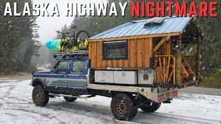 Alaska Highway Nightmare | My Old Ford Truck Died in the Freezing Cold