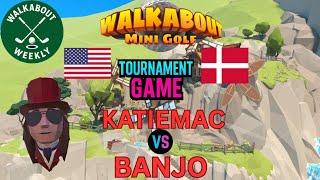 Walkabout Mini Golf | KatieMac Vs Banjo | Quixote Valley (Easy) Tournament Match
