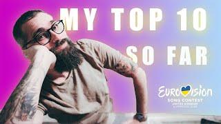 My Eurovision 2023 Top 10 (March)