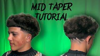 FLUFFY EDGAR MID TAPER | HAIRCUT TUTORIAL