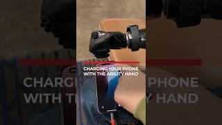 Charging your phone from a Bionic Arm!