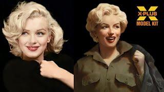 Marilyn Monroe Full Figure Scale Model Kit Open Box Review