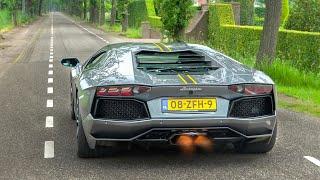 Supercars Accelerating LOUD! LaFerrari, M5 E60, Aventador, M4 CS, Huracan EVO, 488 Pista, SF90..