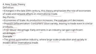 Theories of International Trade