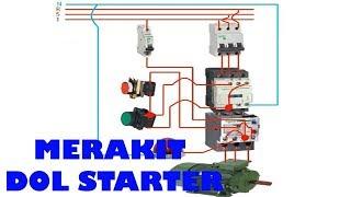 Merakit Rangkaian Direct On Line (DOL) Starter - Self Holding/Sistem Pengunci Kontaktor