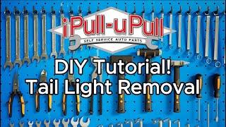 Tail Light Removal Tutorial on a 2016 Honda CRV.