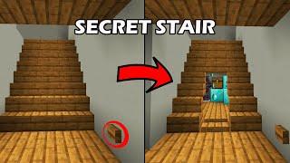 Minecraft: Simple Redstone Builds! | Hidden Staircase Doorway | secret base | minecraft java