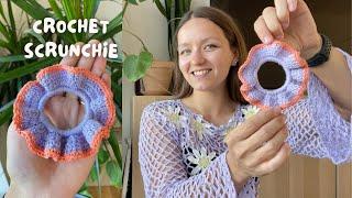  how to: CROCHET SCRUNCHIE | beginner friendly tutorial