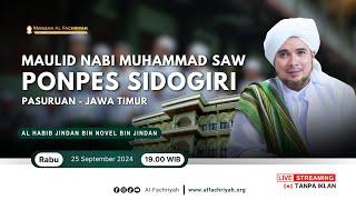 LIVE HABIB JINDAN MAULID NABI MUHAMMAD SAW PONPES SIDOGIRI | Rabu, 25 September 2024