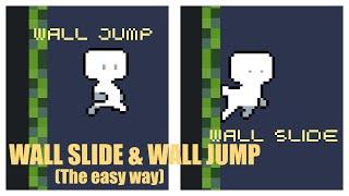 WALL JUMP & WALL SLIDE THE EASY WAY (GODOT 3.2)