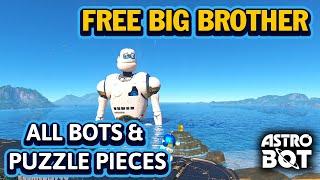 ASTRO BOT Free Big Brother Walkthrough - All Bots & Puzzle Pieces