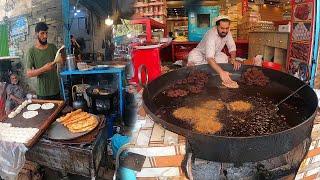 Chapli Kabab and Breakfast in Jalalabad Afghanistan | Special chapli kabab | Parati | Milk