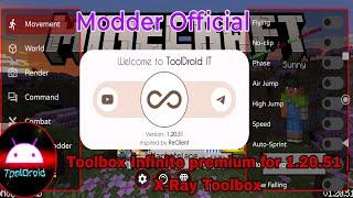 ToolDroidˣ 1.20.51 | Modded Toolbox | Infinite Premium | Modded by Modder Official