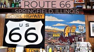 Route 66 Sites in Springfield, Illinois - Cozy Dog Drive-In, Lincoln the Railsplitter + Much More