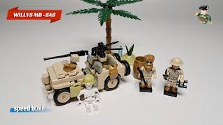 WILLYS MB - SAS - Cobi 2298 ( speed build)