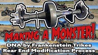 Making a Monster: DNA by Frankenstein Trikes Rear End Modification Process