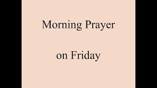 Morning Prayer on Friday 28 March from St John's in the Village