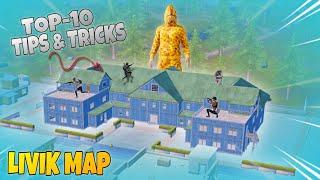 Livik map new tips and tricks pubg mobile / BGMI  | All new tips and tricks livik map | HINDI