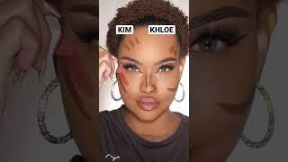 Kim or Khloe? #makeup #makeuptutorial #beauty #contourtutorial