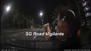 30aug2024 cyclist rear ended  parked camcar