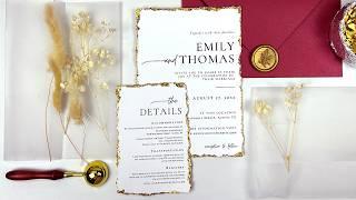 DIY Wedding Invitation Card for Cheap, Idea Wedding Invitations on Budget