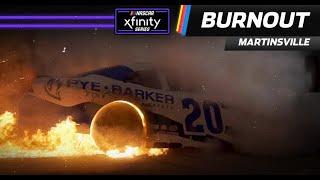 John Hunter Nemechek burns it down after lighting it up at Martinsville