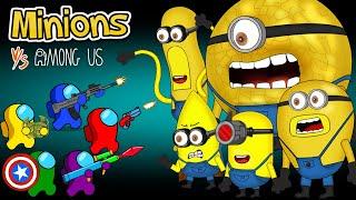 Among Us attacks 5 Mega Minions Despicable Me 4 and the unexpected ending | Peanut Animation