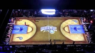 Wild Projection Turns Entire Orlando Magic Court Into Giant Movie