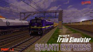 Journey In 19310 Shanti Express With Wap4 With Icf || Msts Gameplay || Indian Railways