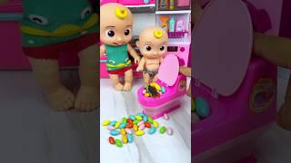 Satisfying With Unboxing Miniature Boy and Cleaning Set Toys, ASMR Videos