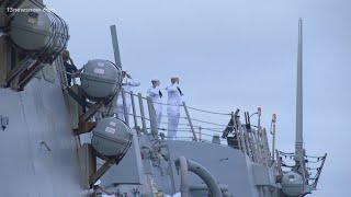 USS Oscar Austin deploys to Spain this morning