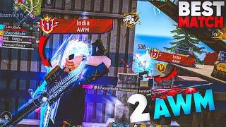 V BADGE TOP 1 AWM PLAYER VS HAKSON BHAI IN BR RANK MATCH  DOUBLE AWM GAMEPLAY  GARENA FREE FIRE