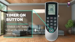 Gree Livo Air Conditioner Remote Buttons and Functions | Quick Guide