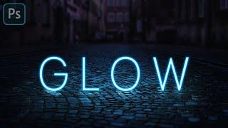 Realistic Glowing Neon Text Effect - Photoshop Tutorial