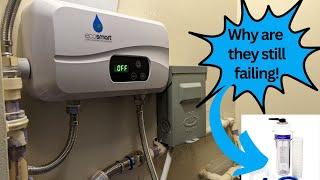 Why tankless water heaters continue to break! Ecosmart review!