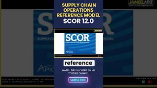 SCOR 12.0 MODEL #SupplyChain #SCOR12 #CareerGrowth #EntryLevel #jobsearch #careercoach #jobs