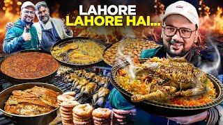 Lahore Food in WInter | Lahori Fish, Sajji, Chargha, Anda Tikki | Best Pakistani Street Food