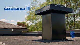 Flat Roof Vent Install | Guide for Ventilation Maximum 102-MB & 201-MB