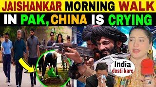 JAISHANKAR MORNING WALK IN PAKISTAN WENT VIRAL| PAK PUBLIC REACTION