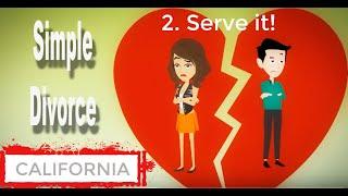 How to serve your spouse in divorce, filling out the proof of service form FL-115