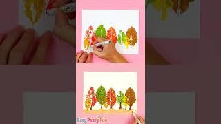 Easy Leaf Printing Art for Kids